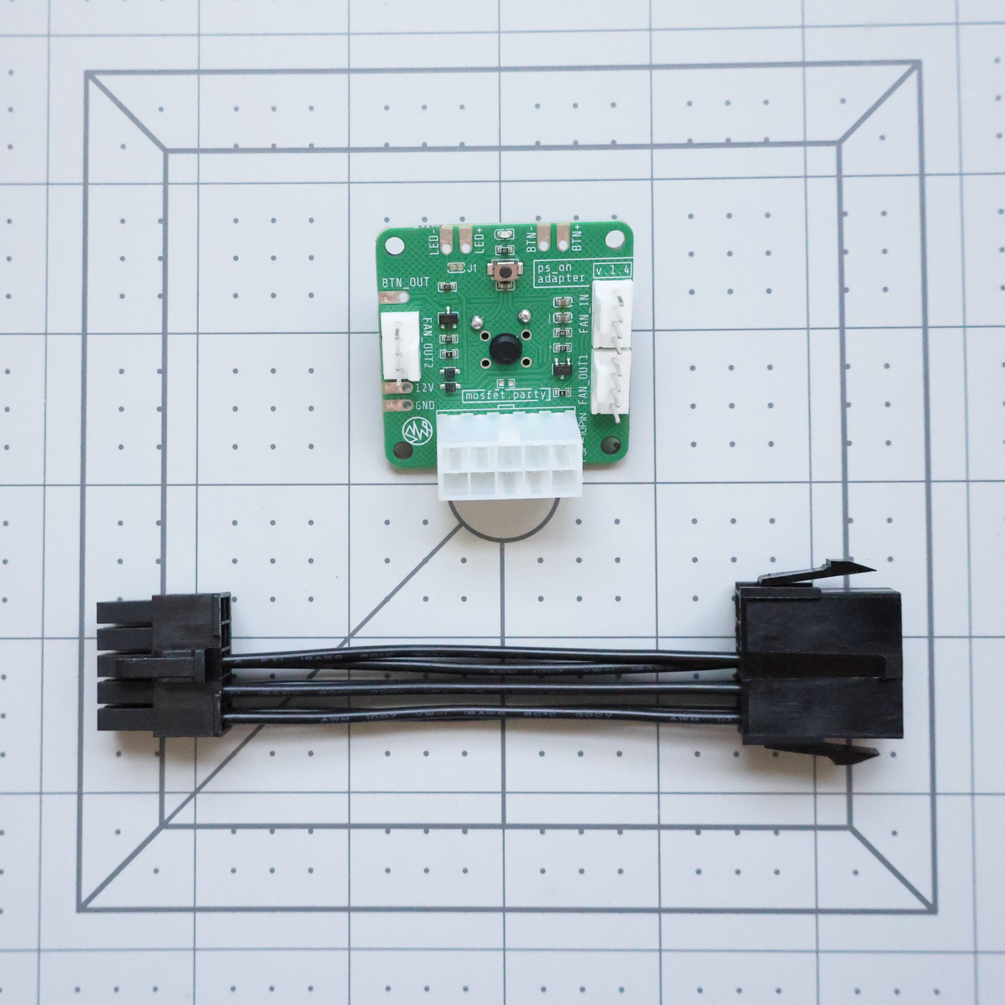10pin cable extender - for fsp500-30as